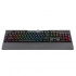 Teclado Gamer Redragon Brahma Pro K586 LED RGB, Teclado Mecánico, Switch Blue, Alámbrico, Español  2