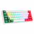 Teclado Gamer Redragon Fizz Pro México K616 RGB, Teclado Mecánico, Switch Redragon Red, Inalámbrico, RF + Bluetooth, Verde/Blanco/Rojo (Español)  1