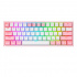 Teclado Gamer Redragon FIZZ PRO K616 LED RGB 60%, Teclado Mecánico, Redragon Red, Alámbrico/Inalámbrico, USB/RF Inalámbrico/Bluetooth, Multicolor, Español