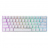 Teclado Gamer Redragon K630 RGB Chroma 60%, Teclado Mecánico, Brown Switch, Alámbrico, Blanco (Inglés)  1