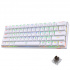 Teclado Gamer Redragon K630 Dragonborn LED RGB 60%, Teclado Mecánico, Redragon Brown, Alámbrico, USB, Blanco, Español