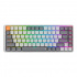 Teclado Gamer Redragon AZURE K652GG-RGB LED RGB 75%, Teclado Mecánico, Redragon Red, Alámbrico/Inalámbrico, USB/RF Inalámbrico/Bluetooth, Gris, Inglés - Imagen adicional 3
