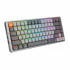 Teclado Gamer Redragon AZURE K652GG-RGB LED RGB 75%, Teclado Mecánico, Redragon Red, Alámbrico/Inalámbrico, USB/RF Inalámbrico/Bluetooth, Gris, Inglés - Imagen adicional 4