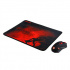 Kit Gamer de Mouse y Mousepad Redragon, Inalámbrico, USB A, 2400 DPI, Negro/Rojo  6
