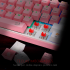 Teclado Gamer Redragon Fizz Pro K616 RGB, Teclado Mecánico, Red Switch, Inalámbrico, RF + Bluetooth, Rosa/Blanco (Inglés)  10