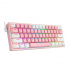 Teclado Gamer Redragon Fizz Pro K616 RGB, Teclado Mecánico, Red Switch, Inalámbrico, RF + Bluetooth, Rosa/Blanco (Inglés)  2