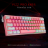 Teclado Gamer Redragon Fizz Pro K616 RGB, Teclado Mecánico, Red Switch, Inalámbrico, RF + Bluetooth, Rosa/Blanco (Inglés)  6