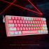 Teclado Gamer Redragon Fizz Pro K616 RGB, Teclado Mecánico, Red Switch, Inalámbrico, RF + Bluetooth, Rosa/Blanco (Inglés)  8