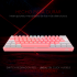 Teclado Gamer Redragon Fizz Pro K616 RGB, Teclado Mecánico, Red Switch, Inalámbrico, RF + Bluetooth, Rosa/Blanco (Inglés)  9