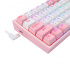 Teclado Gamer Redragon Fizz Pro K616 RGB, Teclado Mecánico, Red Switch, Inalámbrico, RF + Bluetooth, Blanco/Rosa (Inglés) - Imagen adicional 3