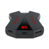 Redragon Audífonos Gamer Zeus 2, Alámbrico, 2 Metros, USB-A/3.5mm, Negro/Rojo ― Incluye Adaptador Redragon H510  9