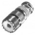 RF Industries Conector Coaxial BNC Macho - UHF Hembra, Plata  1
