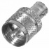 RF Industries Conector Coaxial BNC Hembra - UHF Macho, Plata  1