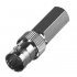 RF Industries Conector Coaxial BNC Hembra, Plata  1