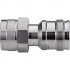 RF Industries Conector Coaxial N Macho - 4.3-10 Hembra, Plata  1