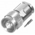 RF Industries Conector Coaxial de Rosca N Macho, Plata  1