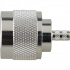 RF Industries Conector Coaxial N Macho, Plata  2
