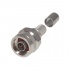 RF Industries Conector Coaxial Clase N N-type Macho, Plata  1