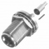 RF Industries Conector Coaxial N Hembra, Montaje Frontal para Panel, Plata  1