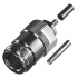 RF Industries Conector Coaxial N Hembra, Níquel  1
