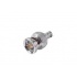 RF Industries Conector Coaxial BNC Macho - Mini Coaxial, Plegable, Plata, para RG-179  1