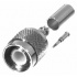 RF Industries Conector Coaxial de Anillo Plegable TNC Macho, Plata  1