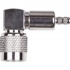 RF Industries Conector Coaxial TNC Macho, Ángulo Recto, para RG-58/U, Niquel  1