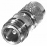 RF Industries Conector Coxial TNC Macho - N Hembra, Plata  1