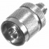 RF Industries Conector Coaxial Mini UHF Hembra - N Macho, Plata  1