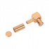 RF Industries Conector Coaxial MCX Macho, Oro  1
