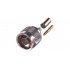 RF Industries Conector Coaxial N Macho, Plata  1