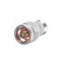 RF Industries Conector Coaxial en Línea N Macho Inverso - N Hembra, Metálico  1