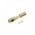 RF Industries Conector Coaxial SMA Macho, Oro  1