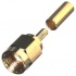 RF Industries Conector Coaxial de Anillo Plegable SMA Macho, Oro  1