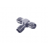 RF Industries Conector Coaxial en T SMA Hembra - SMA Hembra, Niquel  1