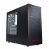 Gabinete Riotoro CR480 con Ventana, Midi-Tower, ATX/Micro-ATX/Mini-ATX, USB 3.1, sin Fuente, Negro/Rojo  1