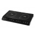 Rivel Parrilla Eléctrica 2IND-TVT, 2 Quemadores, 1800W, Negro