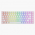 Teclado Gamer RK Royal Kludge RK84 LED RGB 75%, Teclado Mecánico, Cherry MX Red, Inalámbrico, USB/Bluetooth, Blanco, Español   1