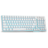 Teclado Gamer RK Royal Kludge RK96 LED RGB 96%, Teclado Mecánico, Switch Brown, Inalámbrico, USB/Bluetooth, Blanco, Español   1