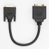 Rocstor Cable DVI-I Macho - 2x VGA Hembra, 30cm, Negro