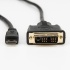 Rocstor Cable Mini HDMI Macho - DVI-D Macho, 1 Metro, Negro