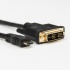 Rocstor Cable Mini HDMI Macho - DVI-D Macho, 1 Metro, Negro - Imagen adicional 2
