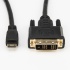 Rocstor Cable Mini HDMI Macho - DVI-D Macho, 1 Metro, Negro - Imagen adicional 3