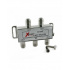 Romms Divisor de 4 Salidas Coaxiales, Plata  1