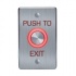 Rosslare Security Botón de Salida EX-06E-0, Alámbrico, Acero Inoxidable  1