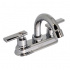 Rugo Mezcladora 24TD, Cromo, para Lavabo de Baño