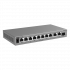 Switch Ruijie RG-ES211GS-P, 10 Puertos Gigabit Ethernet 10/100/1000 8 x PoE/PoE+/PoE++ 120W, 1 Puertos SFP, 22 Gbit/s, 16000 Entradas, Administrado