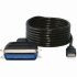 Sabrent Cable USB 1.1/2.0 Tipo A Macho - Paralelo IEEE 1284 Macho, 1.8 Metros, Negro  3