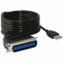 Sabrent Cable USB 1.1/2.0 Tipo A Macho - Paralelo IEEE 1284 Macho, 1.8 Metros, Negro  5