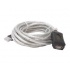 Sabrent Cable USB CB-USBXT, USB-A Macho - USB-A Hembra, 10 Metros, Negro/Blanco  1